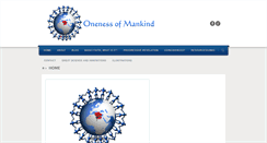 Desktop Screenshot of onenessofmankind.info